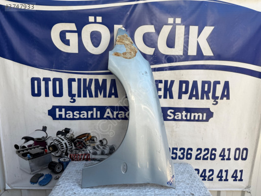 Peugeot 206 Sol Ön Çamurluk Mavi ORJİNAL