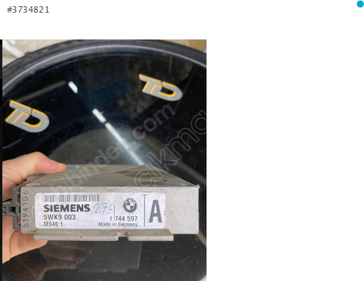 BMW E36 320İ MOTOR BEYNİ 1744931 5WK9003 1744597