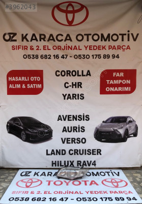 2006-2009 TOYOTA COROLLA ÇIKMA ORJINAL SOL ÖN FAR