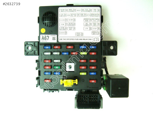Chevrolet Spark Konfor Beyni Sigorta Kutusu 95273098 A67 Garanti