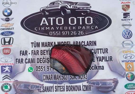 EGEA CROSS ORJİNAL ÇIKMA SAĞ STOP