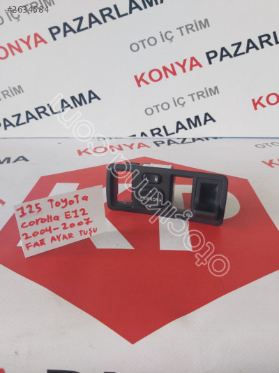 Çıkma Toyota Corolla E12 04-07 Far Ayar Düğme çerçevesi #125