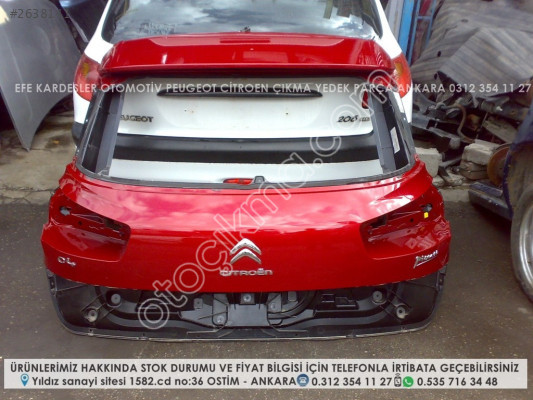 citroen c4 picasso çıkma bagaj kapağı