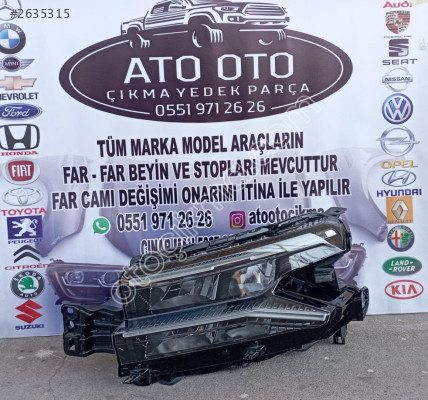 Citroen C5 Air Cross Sol Far - Orjinal Çıkma Parça