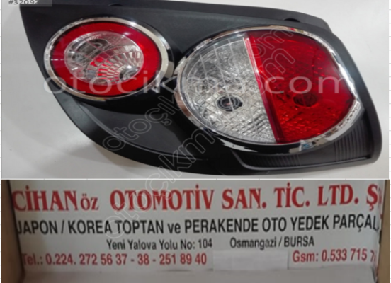 2012 Chevrolet Aveo HB Sağ-Sol Arka Stop Çıkma Parçası