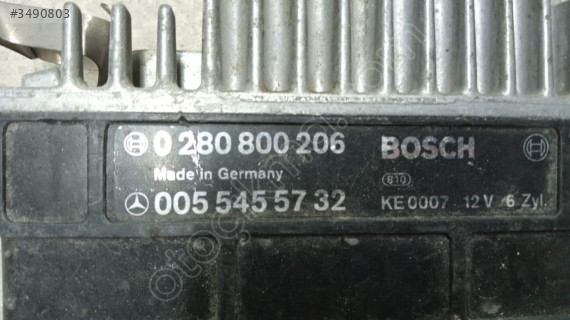 0280800206 MOTOR BEYNİ Mercedes W124 300E 0055455732 çıkma sağlam