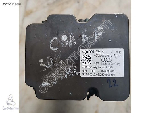 Audi A6 ABS Beyni 4G0907379S - 4G0614517AL - 4G0 907 379 S