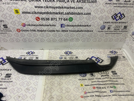 VW Golf 7 Arka Tampon Spoyler 2013-2017 5G6 807 568