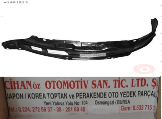 Toyota Hilux Sağ Davlumbaz 2005 2006