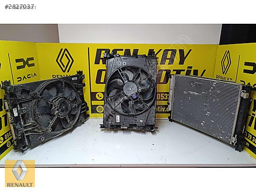 Renault Clio 5 için Su Radyatör ve Turbo Radyatör Fan