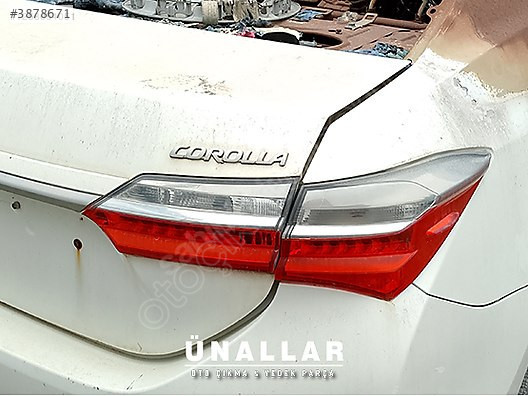 TOYOTA COROLLA SAĞ ARKA STOP ve TÜM AKSAM | ÜNALLAR OTO ÇIKMA |