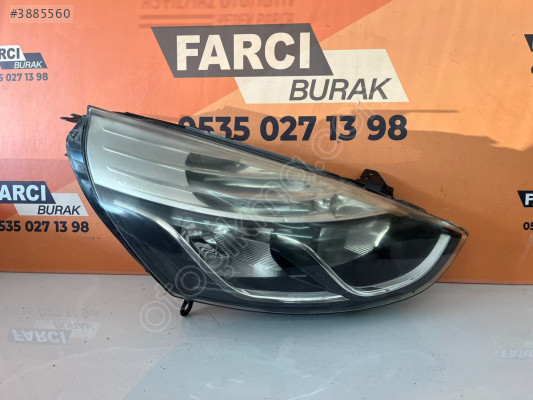 RENAULT CLİO 4 FAZ 1 NİKELAJ SAĞ FAR ORJİNAL