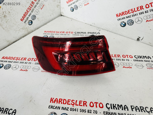 Audi a4 sol arka Led stop lambası (cam çatlak)