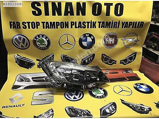 OPEL ASTRA J SAĞ SOL DÜZ FAR ÇIKMA ORİJİNAL