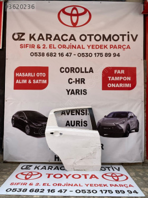2013-2018 TOYOTA YARİS ÇIKMA ORJİNAL SAĞ ARKA KAPI