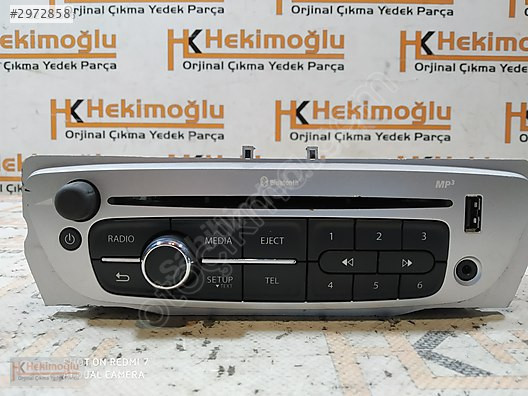 RENAULT MEGANE 3 SCENIC RADIO TEYP CD ÇALAR MULTİMEDYA 2811 580