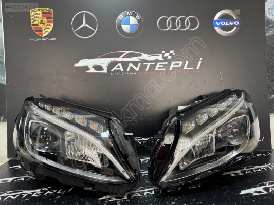 MERCEDES C SERİSİ C180 C200 W205 SAĞ SOL FAR ÇIKMA ORJ