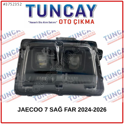 JAECOO 7 SAĞ FAR 2024-2026 YEDEK PARÇA