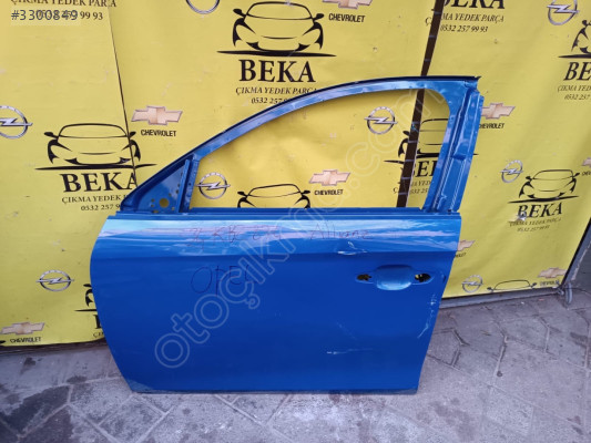 OPEL CORSA F SOL ÖN KAPI MAVİ ÇIKMA ORJİNAL YEDEK PARÇA
