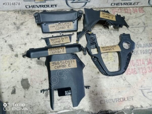 OPEL COMBO O KONSOL VİTES ÇERÇEVESİ OEM 9816563777YEDEK PARÇA