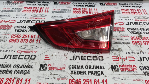 NİSSAN QASHQAİ J11 SAĞ İÇ STOP ÇIKMA YEDEK PARÇA 14-16