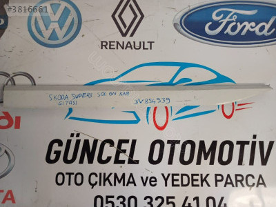 SKODA SUPERB SOL ÖN KAPI ÇITASI ORJİNAL ÇIKMA