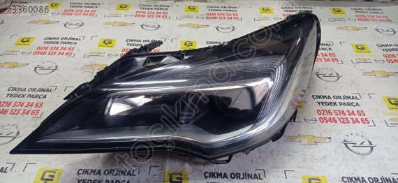 OPEL ASTRA K SOL HALOJEN FAR ÇIKMA SÖKME YEDEK PARÇA