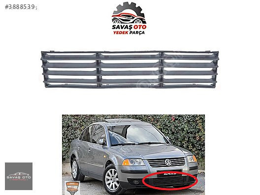 PASSAT B5 ÖN TAMPON IZGARASI PANJURU 2001-2005 3B0853677E