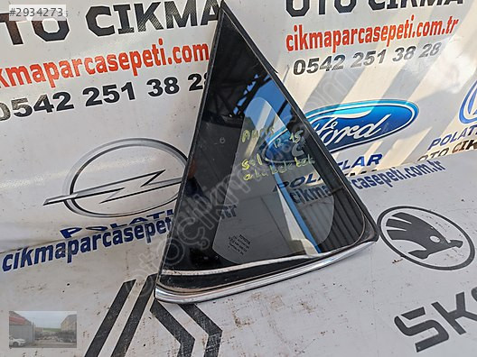 Toyota Auris Sol Arka kelebek camı 2012-2015 Orjinal