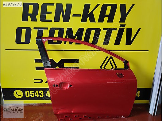 802766252R RENAULT CLİO 4 SAĞ ÖN KAPI KIRMIZI ORJ RENKAY KOCAELİ