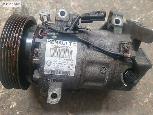 926002352R RENAULT CLİO 4 CAPTUR KLİMA KOMPRESÖRÜ // ORJİNAL