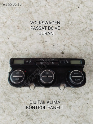 VOLKSWAGEN PASSAT B6 GOLF5 JETTA DİJİTAL KLİMA KONTROL PANELİ