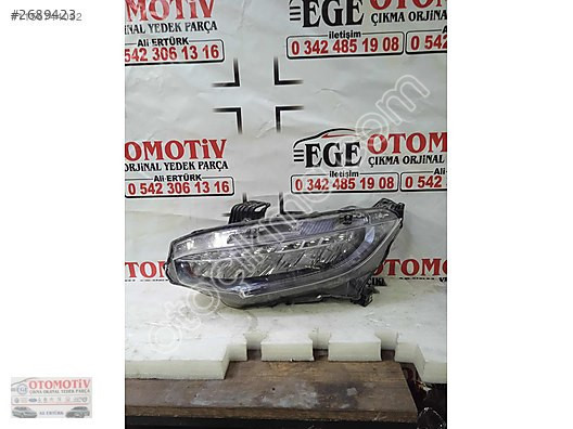 2018/2021 HONDA CIVIC FC5 KASA SAĞ SOL FAR ORJINAL