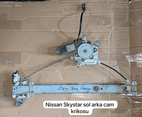 NİSSAN SKYSTAR SOL ARKA CAM KRİKOSU