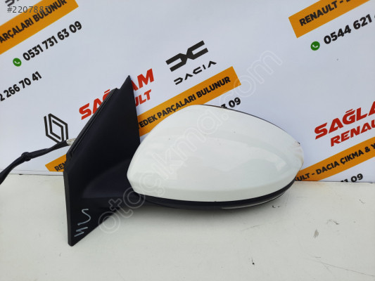RENAULT MEGANE 4 KATLANIR BEYAZ SOL AYNA ÇIKMA