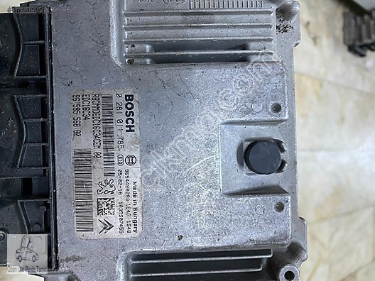 0281011785 9658556880 Citroen C3 1.4 HDI Motor Beyni