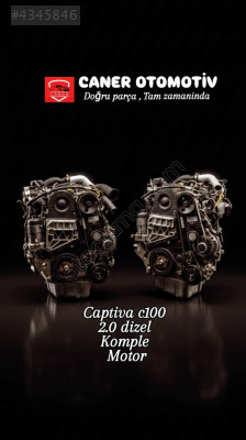 CHEVROLET CAPTİVA C100 2.0 DİZEL ÇIKMA ORJİNAL KOMPLE MOTOR