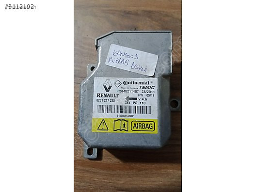 Renault Kango (8201217225) orijinal airbag beyni 3.000 TL