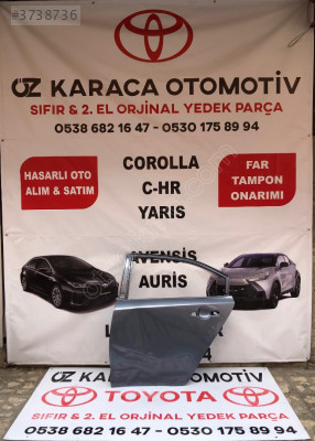 2019-2025 TOYOTA COROLLA ÇIKMA ORJİNAL SOL ARKA KAPI