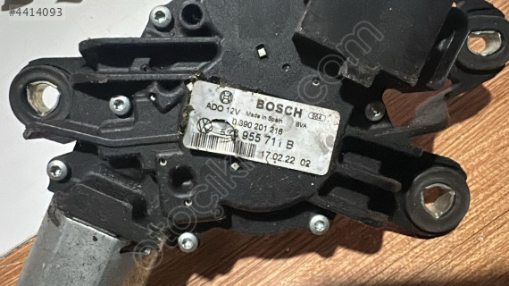 2010-2014 WV GOLF 6 POLO ARKA SİLECEK MOTORU ORJ ÇIKMA