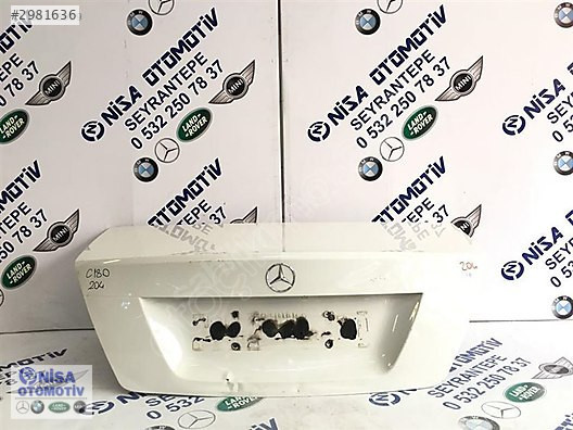 MERCEDES C SERİSİ W204 C180 KASA BAGAJ KAPAĞI ORJ ÇIKMA