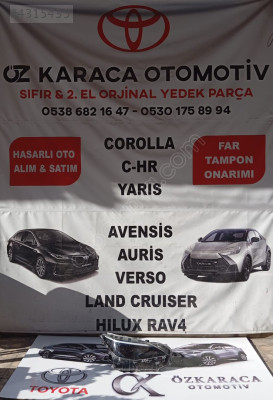 2020-2025 TOYOTA YARİS CROSS ÇIKMA ORİJİNAL SAĞ FAR