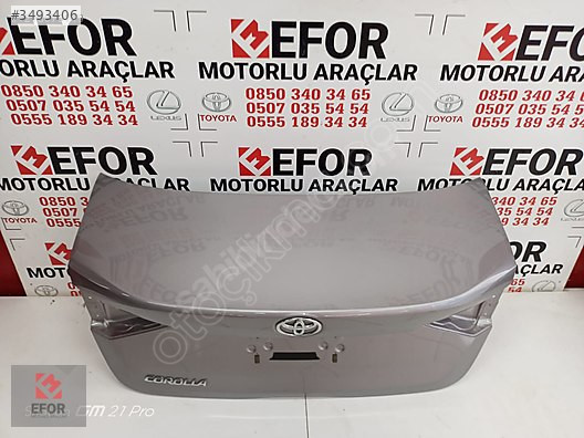 TOYOTA COROLLA BAGAJ KAPAĞI ÇIKMA ORİJİNAL 2019-2024