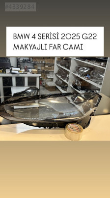 BMW 4 SERİSİ G22-G26 MAKYAJLI KASA FAR CAMI 2025