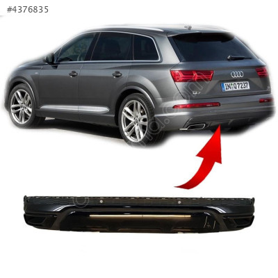 4M0807434R AUDİ Q7 SLİNE 16-20 ARKA TAMPON SPOYLERİ KOMPLE SENSÖR