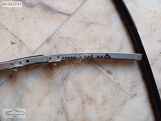 Opel Corsa C çıkma orijinal sağ arka kapı Cam fitili