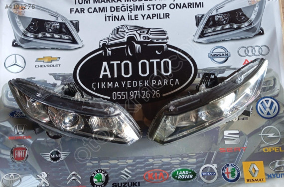 HONDA CİVİC ORJİNAL ÇIKMA SAĞ SOL FAR 2