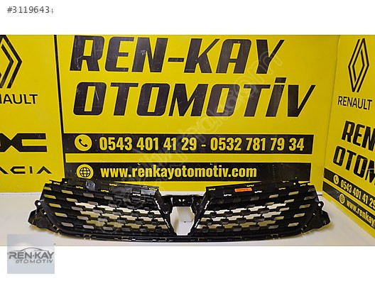 622565064R RENAULT CLİO 5.5 ÖN PANJUR NİKELAJLI ÇIKMA ORJ RENKAY