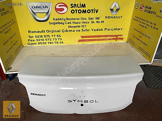 RENAULT SYMBOL ÇIKM AORJİNAL BAGAJ KAPAĞI VE DİĞER PARÇALARI