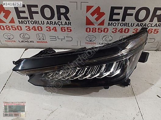 HONDA CİTY SOL FAR ÇIKMA ORİJİNAL PARÇA 2021-2024